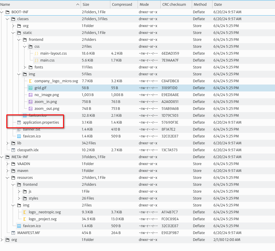 Contents of the file kuwaiba_server_2.1.x-stable.jar