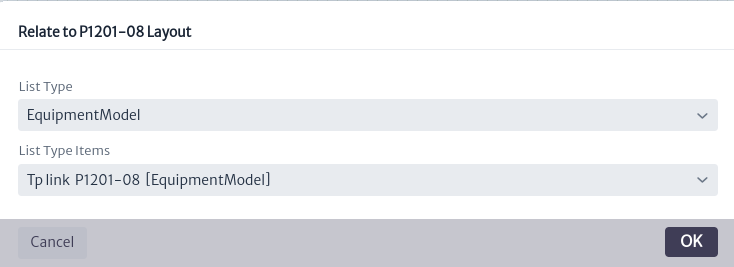 Relate List type Item To Layout
