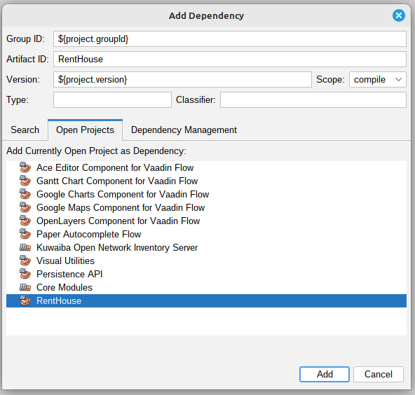 Web Client Dependency Added