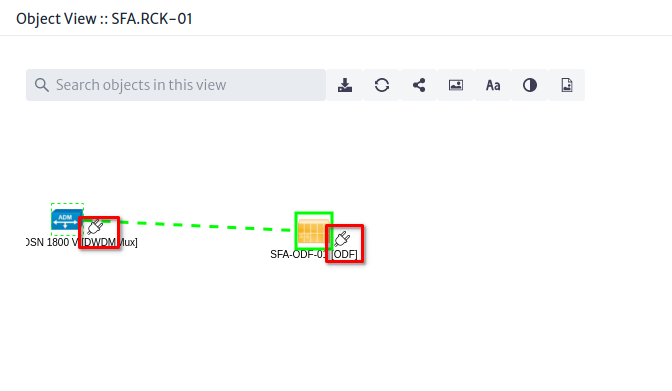 Connection in an Object View
