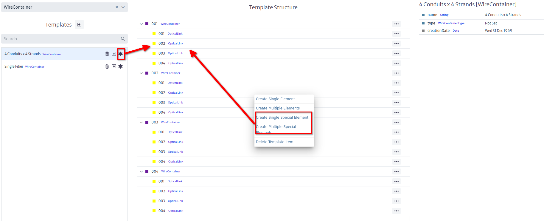 Creating a container template