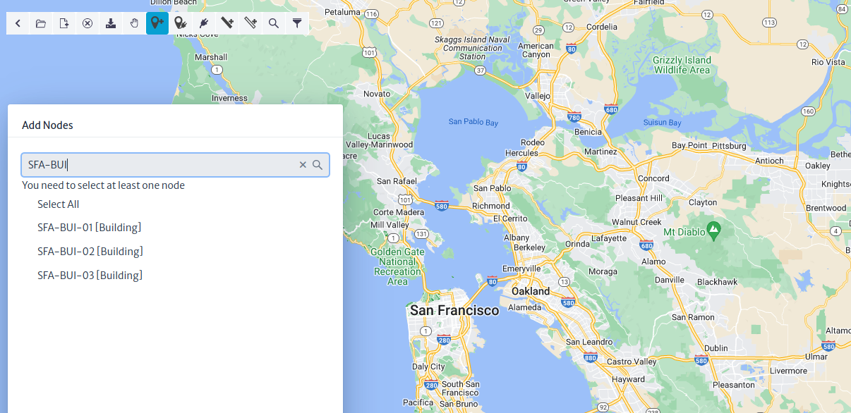 Adding nodes to the OSP View